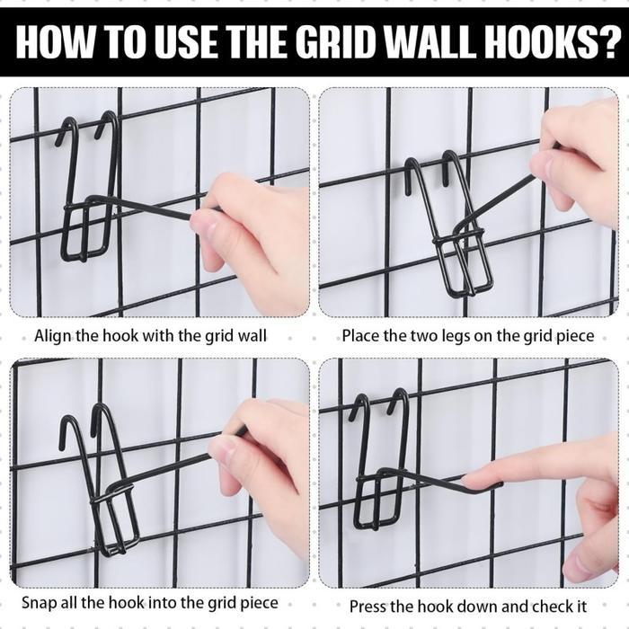 Ketubruk_ 10Pcs Gantungan Ram Besi Hook Ram Gantungan Gantungan Ram Aksesoris Hook Ram Cantolan Ram