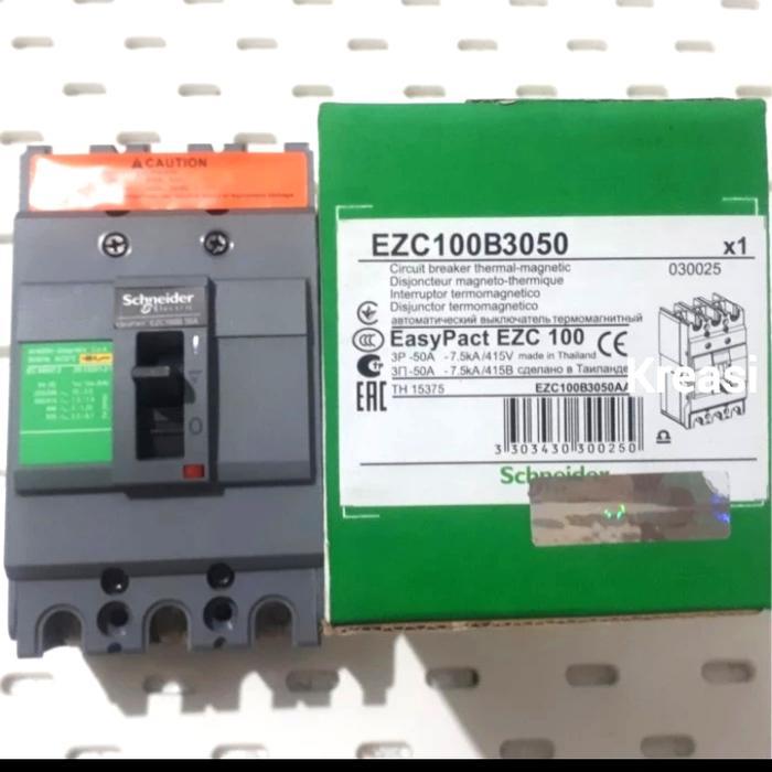 Mccb Schneider Ezc 100B 50A #Gratisongkir