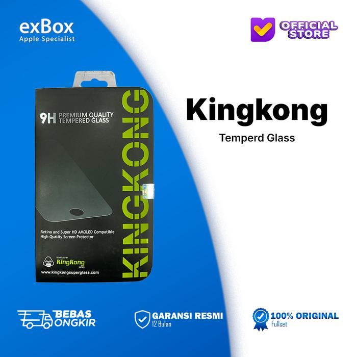 NEW PORODUK KINGKONG TEMPERED GLASS CLEAR / ANTI SPY IPHONE