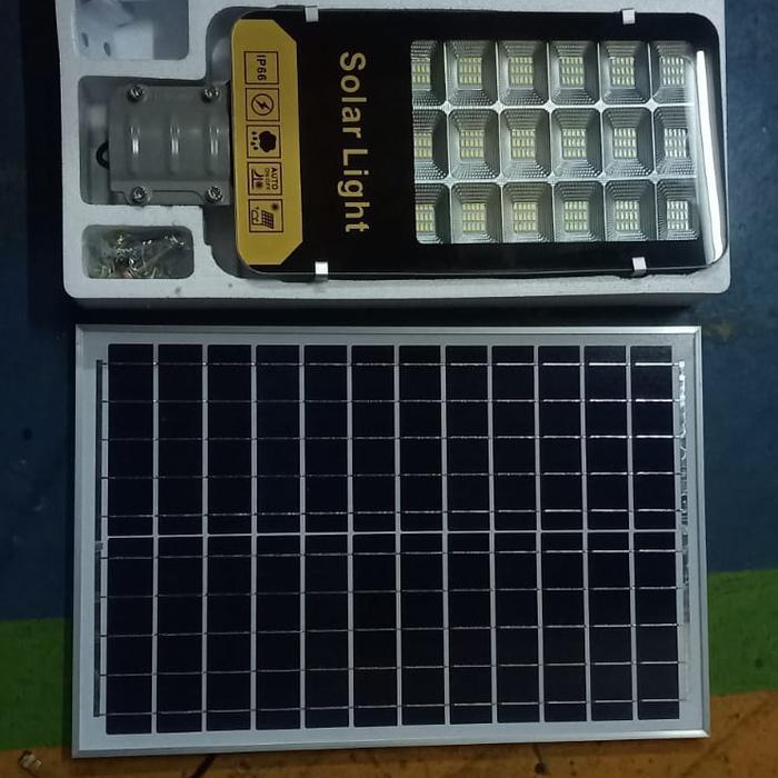 lampu pju solar 2 in 1 100w 100 watt lampu jalan cobra led solat sel