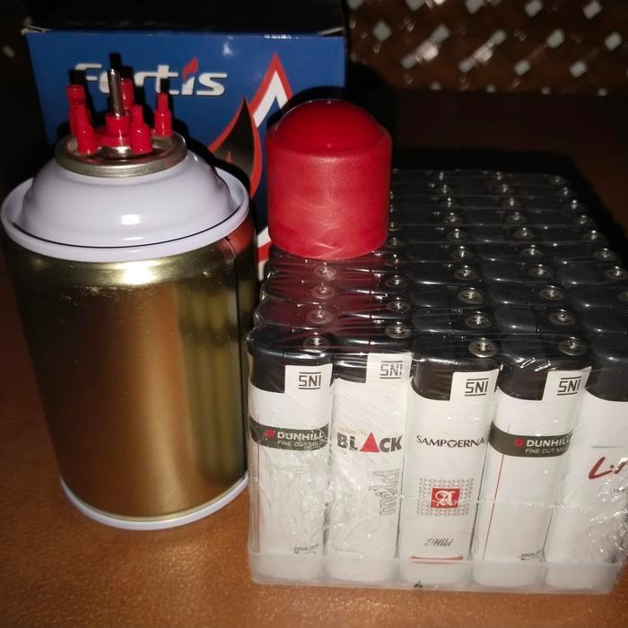 Korek Gas Fortis 50 Pcs + Isi Gas 125Gr