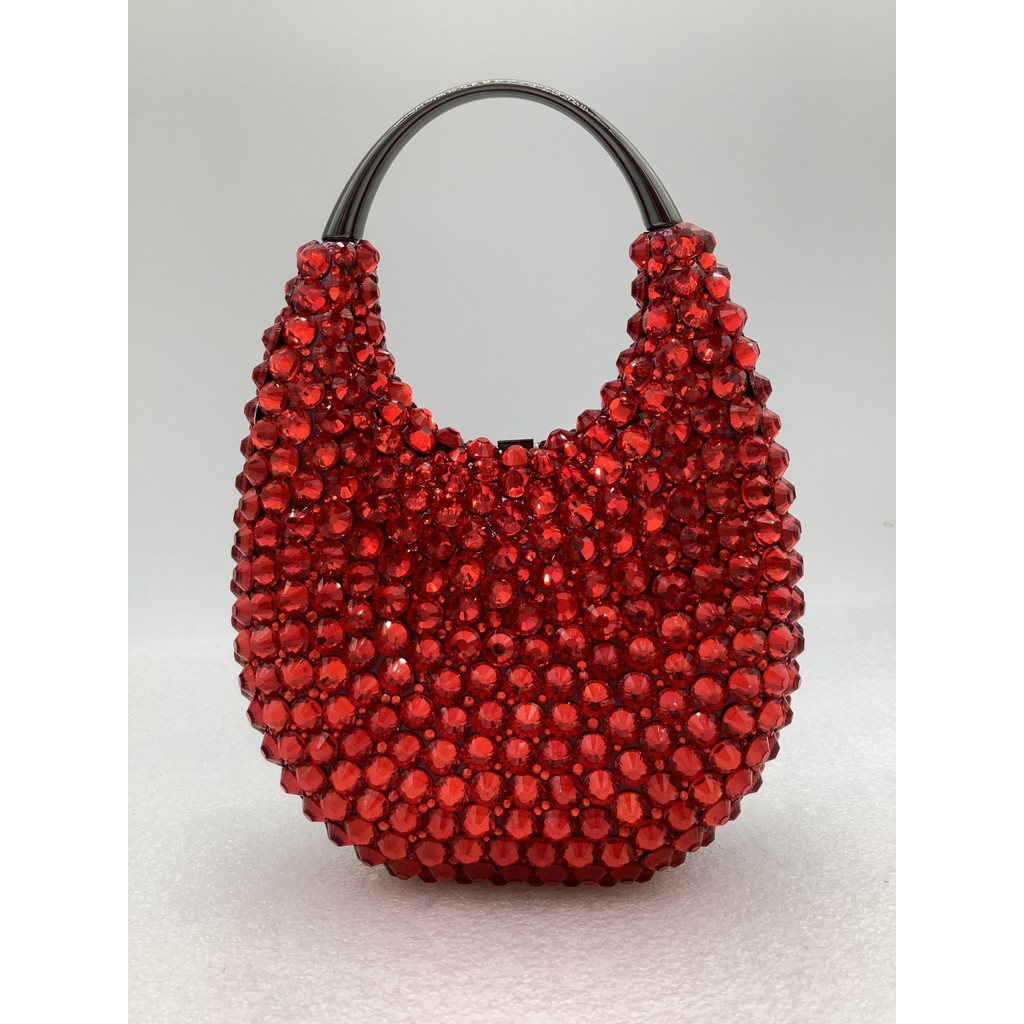 Lady Crystal Clutches Diamonds Chain Evening Bag Wedding Party Rhinestones Clutch Bag Purse Evening