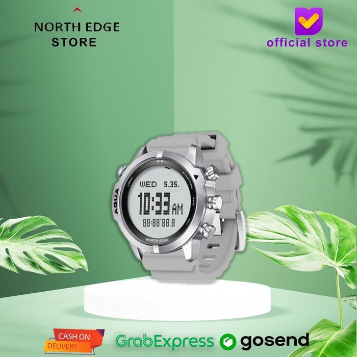 NORTH EDGE AQUA JAM TANGAN PRIA UKUR ALTIMETER KEDALAMAN BAROMETER