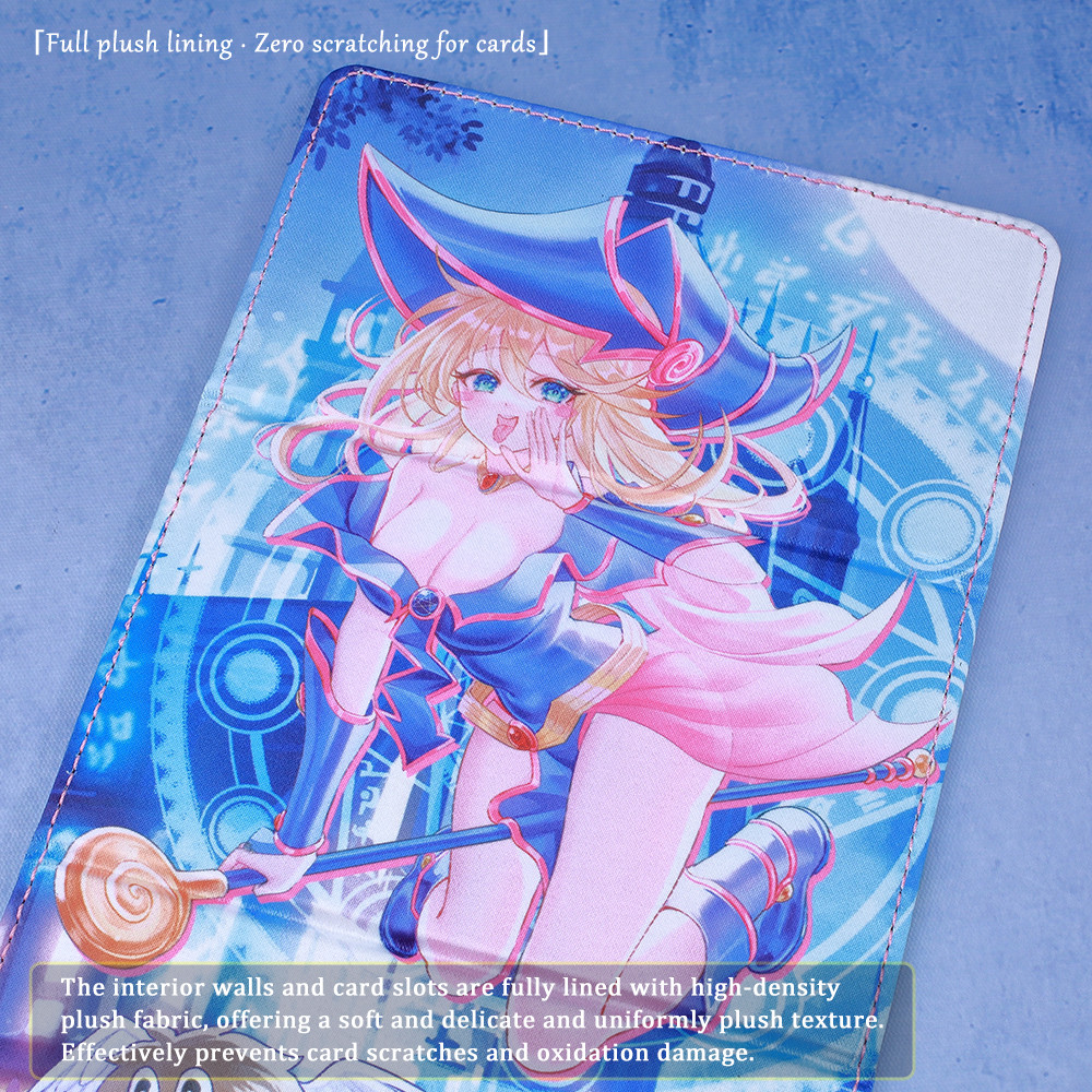 Gacha Dark Magician Girl Deck Box Dicewinder for YGO,Fits 100 Double-Sleeved Cards,Dice Tray Card