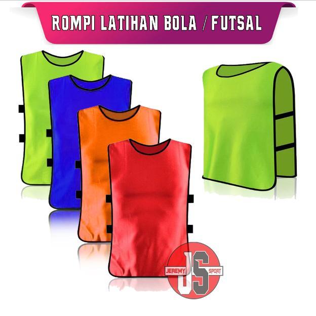 "New" Rompi Bola Futsal Polos Rompi Latihan Model Karet
