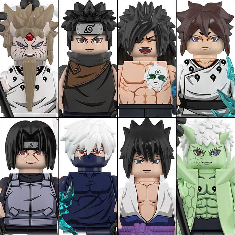 WM6155 Naruto Building Blocks Rikud Sennin Boruto Mitsuki Gaara Namikaze Minato Tobirama Action