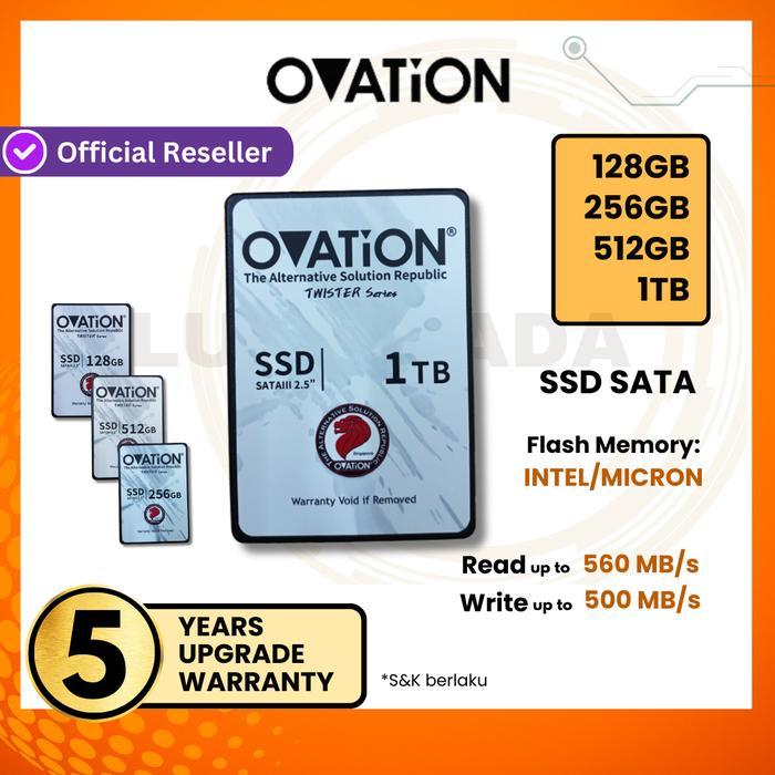 NEW PRODUCT OVATION SSD 128GB / 256GB / 512GB / 1TB 2.5" SATA3 INTERNAL SSD SATA LAPTOP PC STORAGE