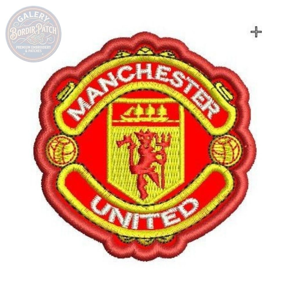 GBP-A10 MANCHESTER UNITED FC MU RED DEVIL CLUB PATCH BORDIR LOGO/EMBLEM