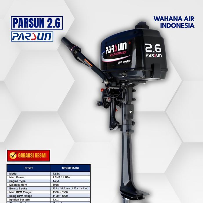 BERGARANSI MESIN TEMPEL PARSUN OUTBOARD 2.6PK | 5.8PK | 9.8PK | 15PK | 25PK | 30PK - 2.6