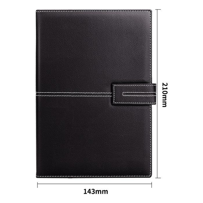 Premium Deli Leather Cover Notebook Buku Catatan Agenda Kulit Magnetic En142L Original