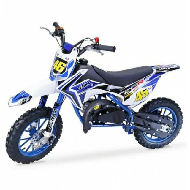 Motor Mini Trail Cross Anak Lenka MC 46 MC46 50cc - Hijau