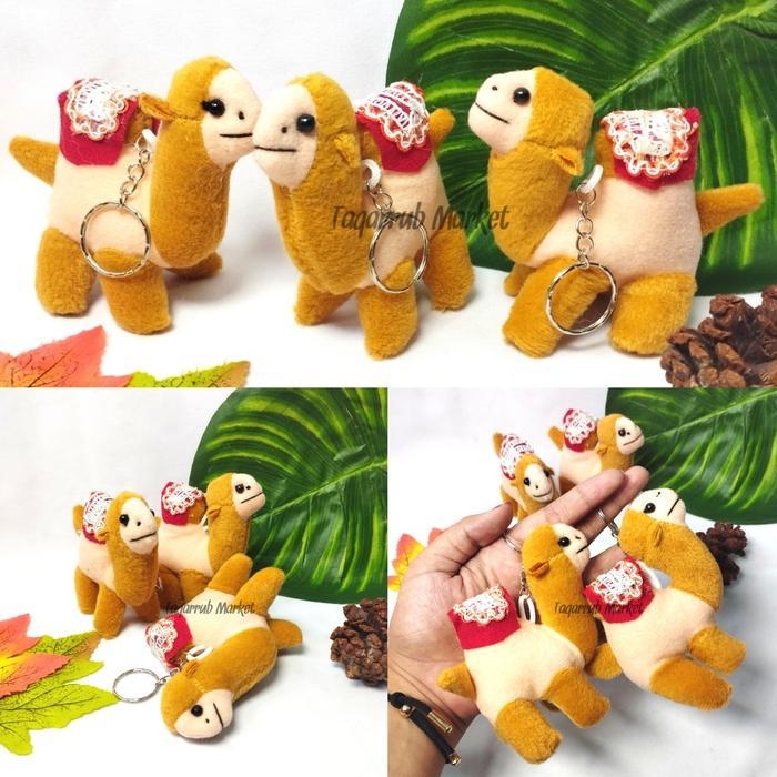 Younger_Shop (12Pcs) Ganci Unta Gantungan Tas Unta Ganci Souvenir Ganci Boneka Unta Souvenir Haji