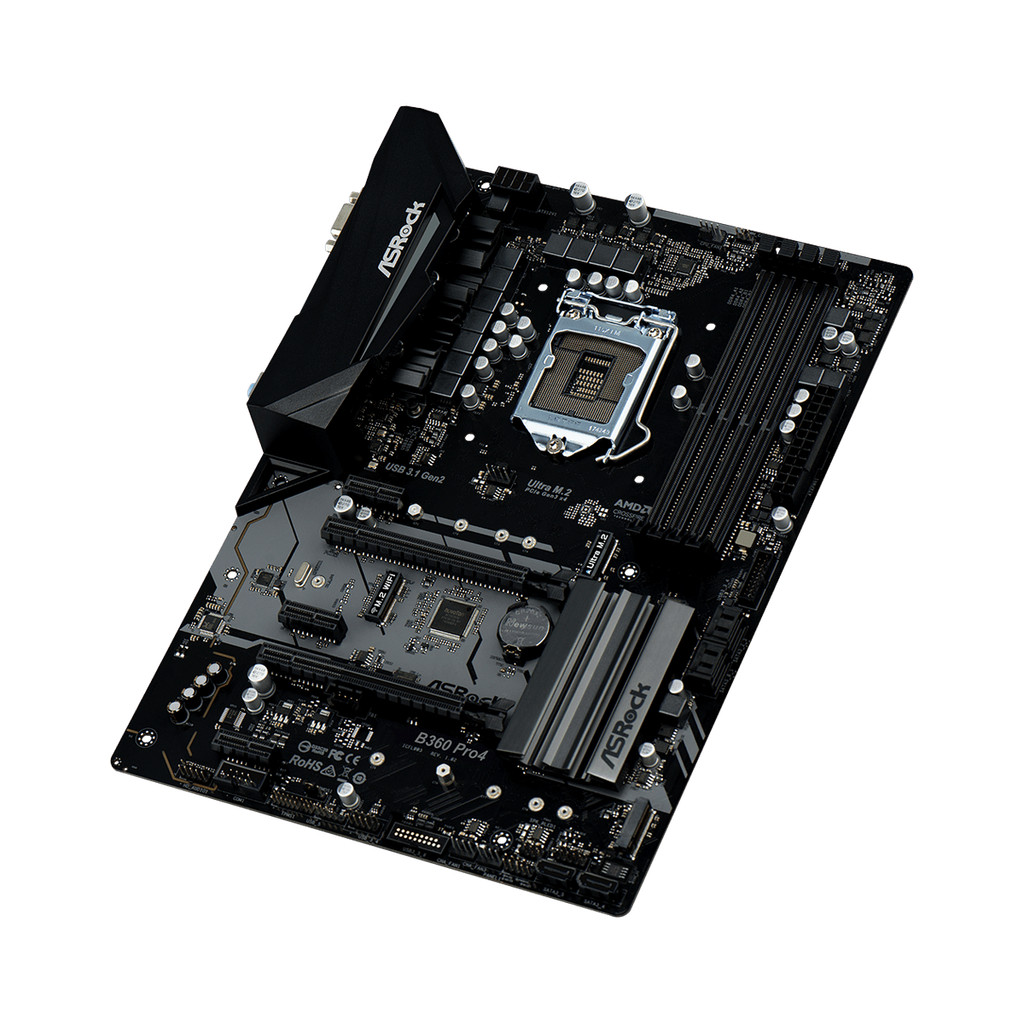 . Lga 1151 Motherboard Intel B360 Motherboard Asrock B360 Pro4 For 8Th -