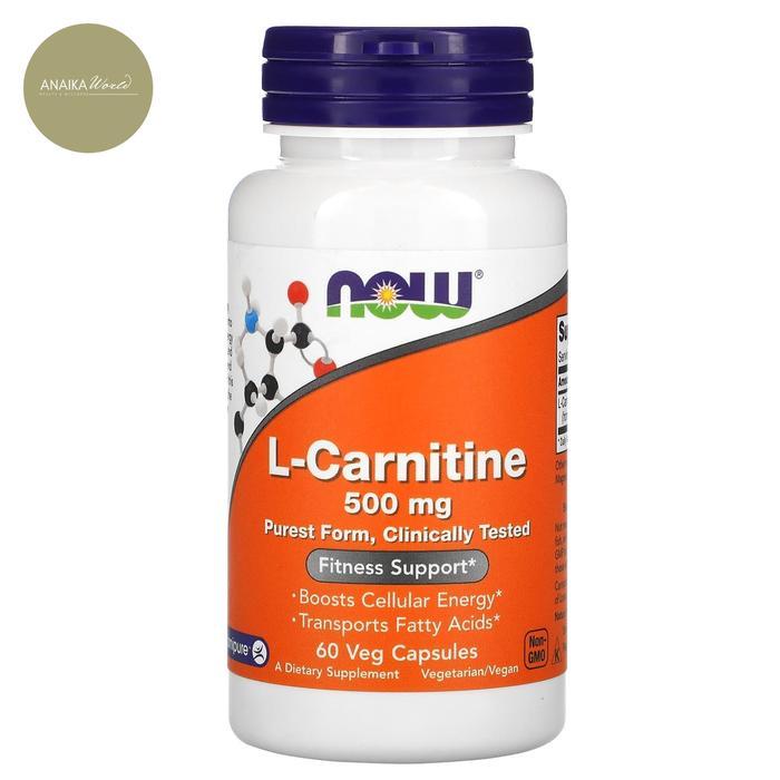 Terlaris  Now Foods L-Carnitine, 500 mg
