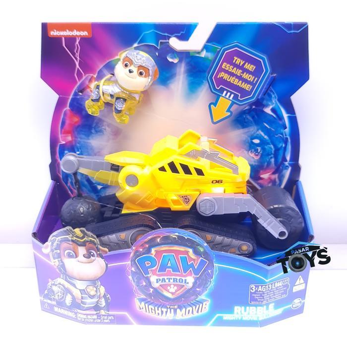 Paw Patrol The Mighty Movie Rubble Mighty Movie Bulldozer