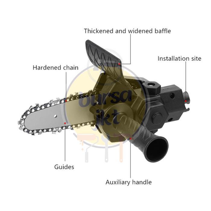GERGAJI LISTRIK MATA BOR CHAIN SAW ELEKTRIK DRILL GERGAJI POTONG KAYU SERUTAN KAYU