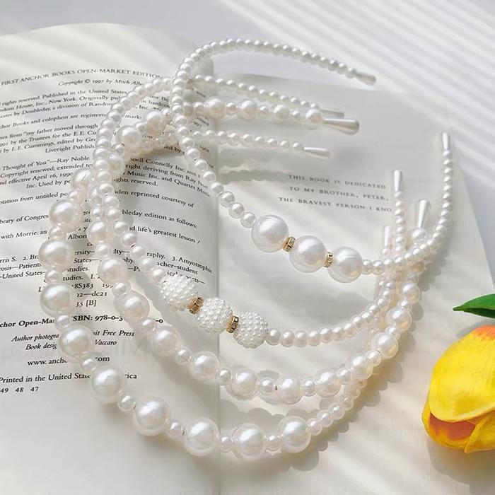 JR - BANDO MUTIARA KOREA PEARL CANTIK / BANDO KOREA MUTIARA / BANDO ANAK / KOREA HEADBAND MUTIARA