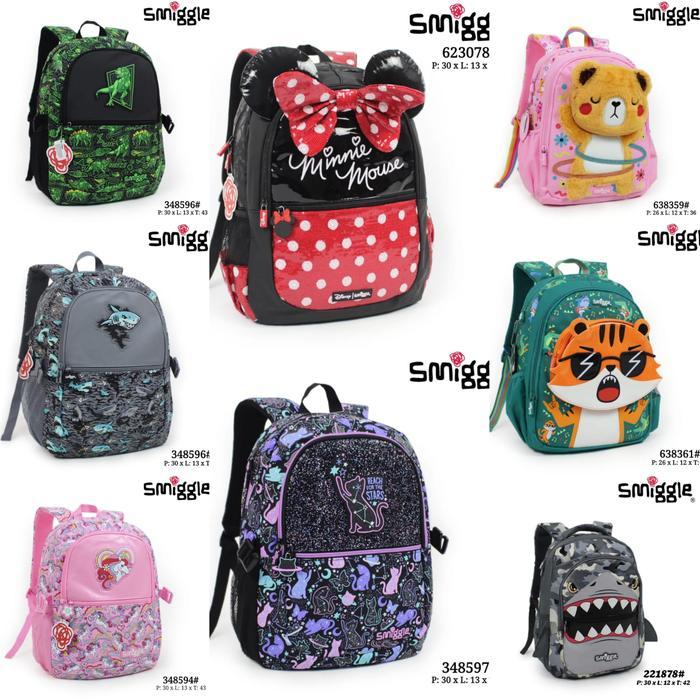 Tas Smiggle AFL Original / smiggle backpack ransel smiggle
