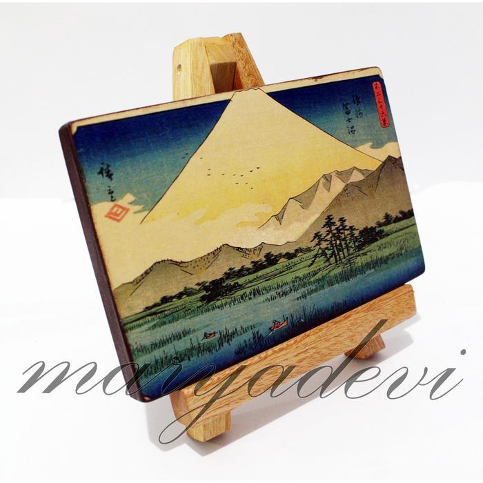 Thirty six Views of Mount Fuji Katsushika Hokusai ukiyo e Wall & Desk Art wood block handmade