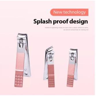 PEMBERSIH PEMOTONG KUKU GUNTING KUKU PEDICURE PINK 10 PCS CTG 012