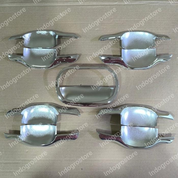 Outer Mangkok Pintu Chrome Mobil Terios Rush Lama 2006 2007 2008 2009 2010 2011 2012 2013 2014 2015