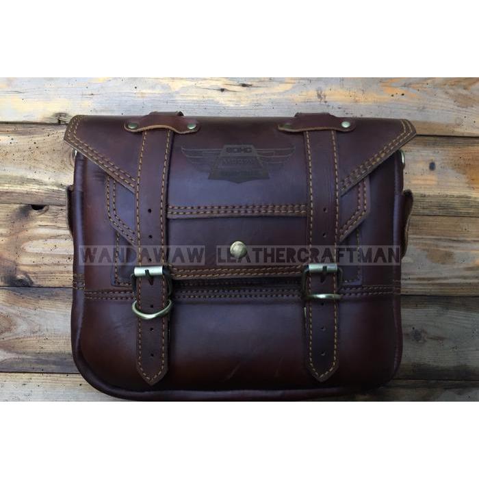 Tas motor kawasaki binter merzy, side bag kawasaki kz200