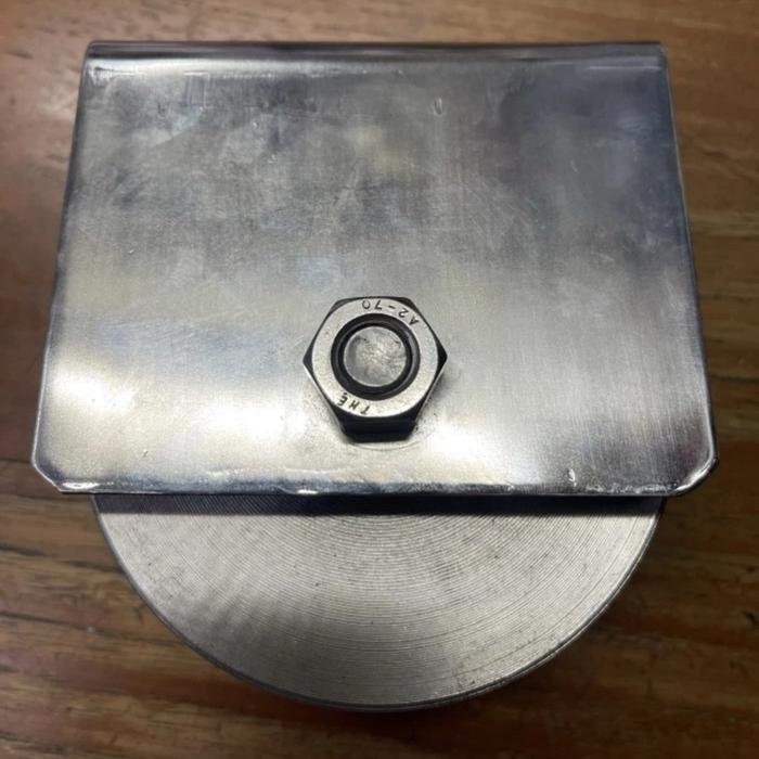 Roda Pagar Stainless 4 inch