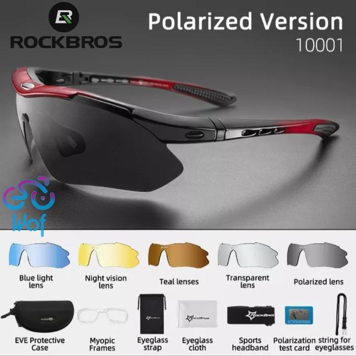 Speeds - 11 Kacamata Sepeda 5 Lensa Polarized Sunglasses 1