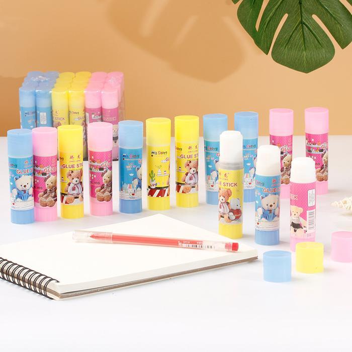 JR - LEM GLUE STIK MEKANIK MOTIF LUCU / LEM LIPSTIK / LEM KERTAS / GLUE STIK / LEM STIK / GLUE STICK