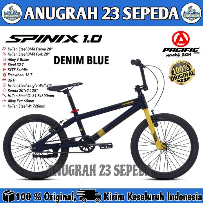 Sepeda BMX Anak Laki PACIFIC SPINIX 1.0 Ukuran 20 Inch Ban 2.125 8-12 Tahun