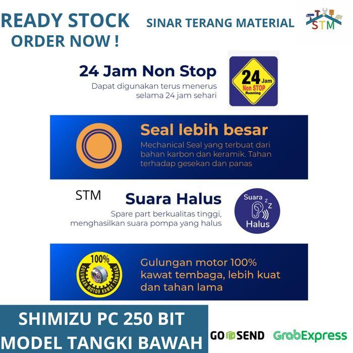 POMPA AIR SHIMIZU JET PUMP PC-250 BIT Pompa Air / MESIN JET PUMP
