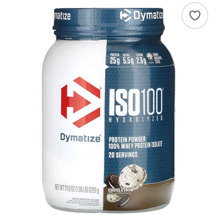 Ready Dymatize Iso100 Hydrolyzed 100% Whey Protein Isolate Cookies & Cream Iso 100