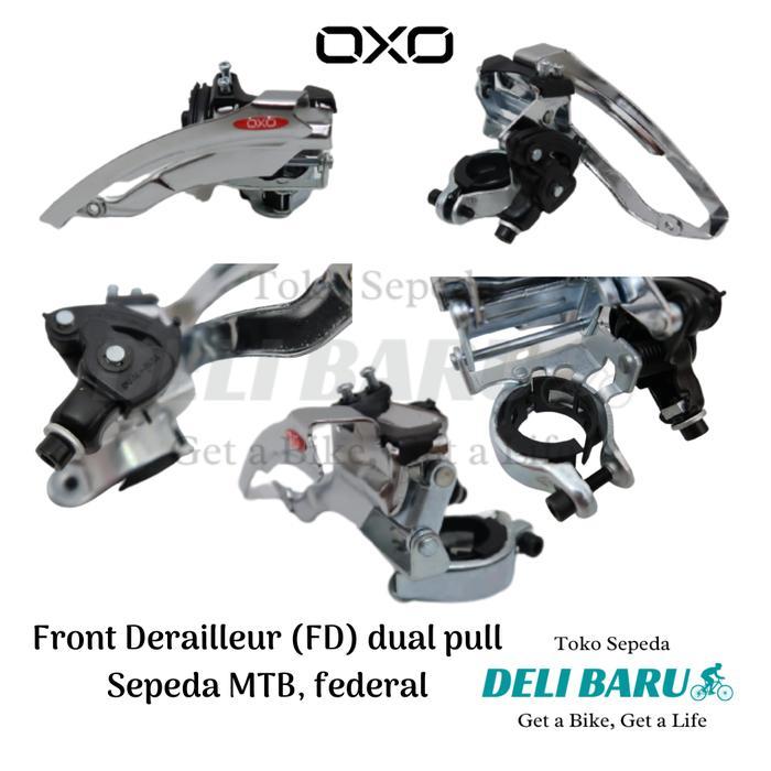 TERMURAH OXO FD Front Derailleur dualpull 48T sepeda federal MTB
