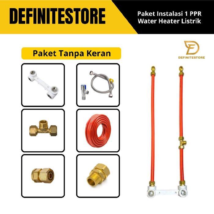 Termurah Instalasi Water Heater Listrik Gas Perlengkapan Aksesoris Water Heater Instalasi Luar Atau