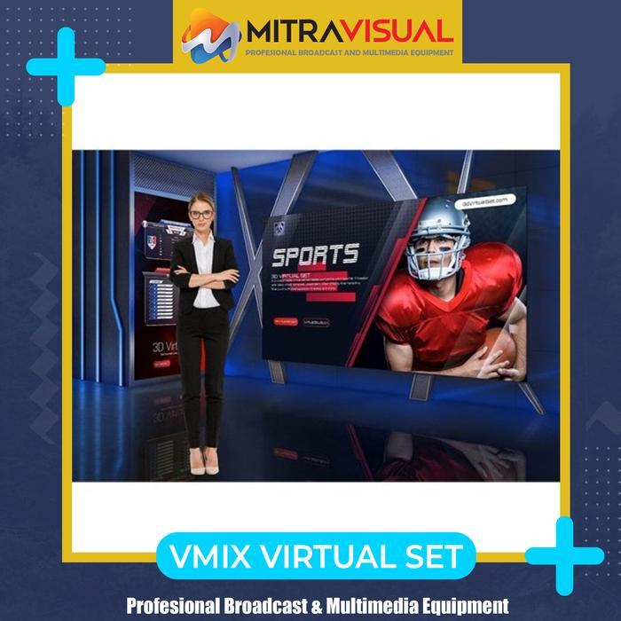 BEST SELLER VMIX 3D VIRTUAL BACKROUND SET INCLUDE SCRIPT