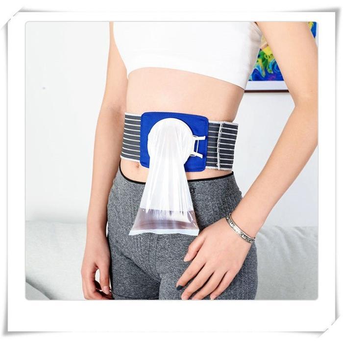 Ready Stock Sabuk Colostomy Bag 100Pcs Ostomy Bag Adjustable Kolostomi Bag Kantong Colostomy Stoma
