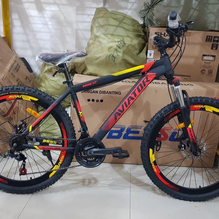 Sepeda MTB 26 inch AVIATOR 2689 XT VT ( VELG TINGGI )