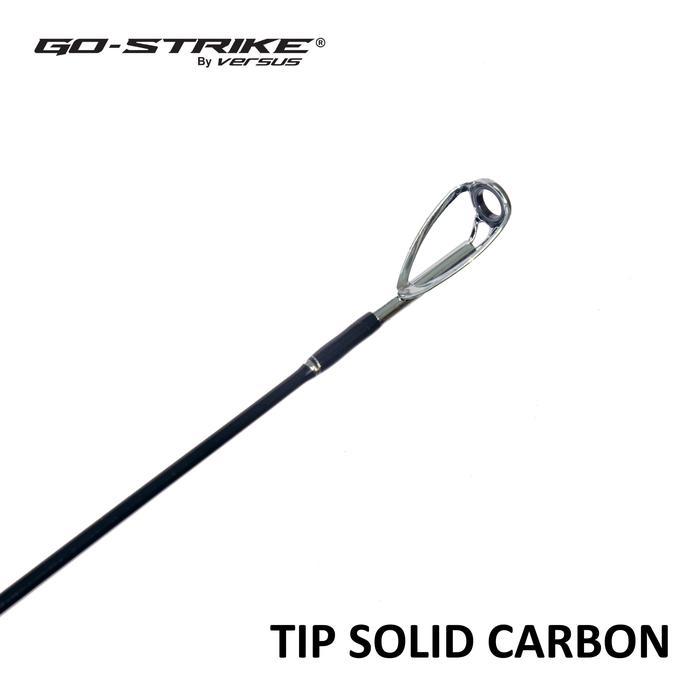Tip Solid Carbon Gostrikevesus Solid Top Section With Ring Guide -Gratisongkir