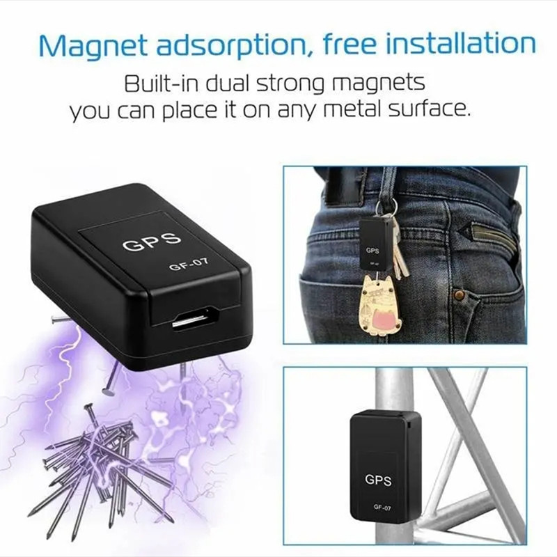 GF07 Magnetic Mini Car Tracker GPS Real Time Tracking Locator Device Magnetic GPS Tracker Real-time