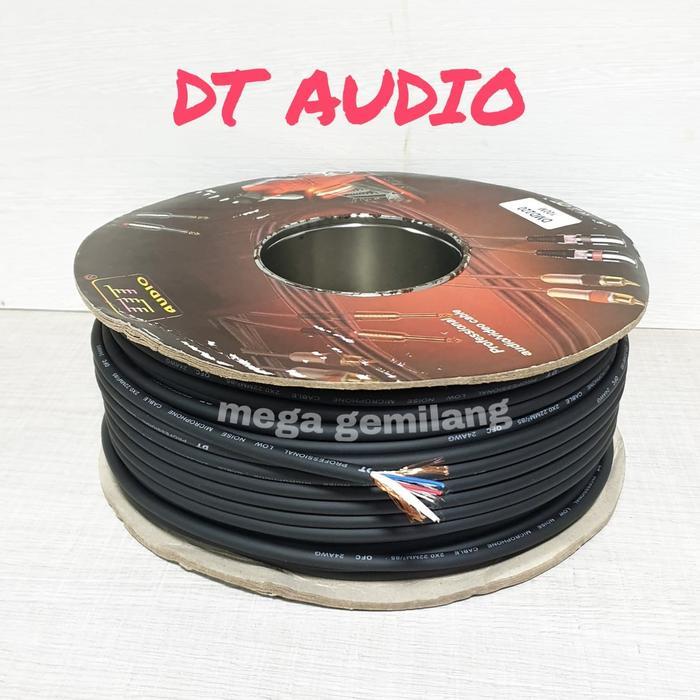 PROMO Kabel audio kabel mic DT audio DMD220 - 100 meter Putih