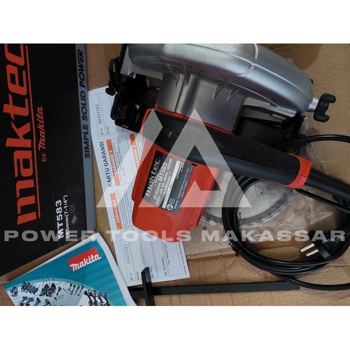 maju store12 Maktec MT583 Circular Saw 7" Mesin Circle Potong Kayu Sirkel MT 583