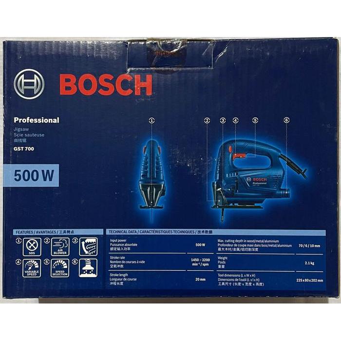 maju store12 Mesin Gergaji Listrik Jig Saw 500W Bosch GST 700 / Jigsaw Bosch GST 700