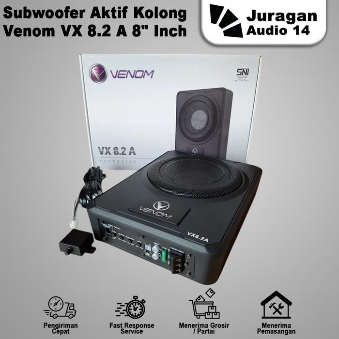 Subwoofer Kolong Venom VX 8.2 A Subwoofer Aktif 8" Inch