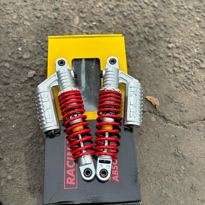 Skok KYB import Shokbreaker KYB import ukuran 320mm skok KYB doble klik Motorcycle - Merah