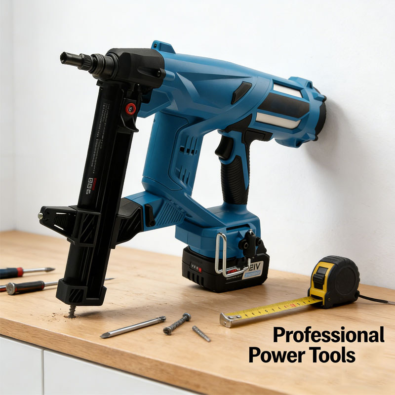 Lithium Battery Nail Gun Cordless Electric Drive Steel Nail Gun Uesd for Actuated Concrete Fastening