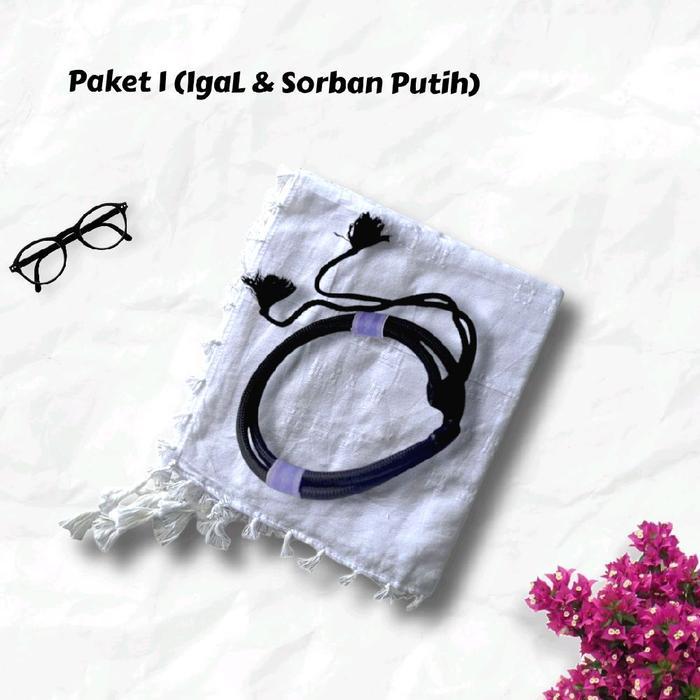 Igal Dan Sorban Segiempat Arab Sepaket Igal Arab Igal Dan Sorban Sultan Arab Syal