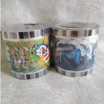 TUTUP GELAS PLASTIK LID CUP SEALER PRESS MOTIF 130MM MOTIF RANDOM PLASTIK UNTUK GELAS CUP