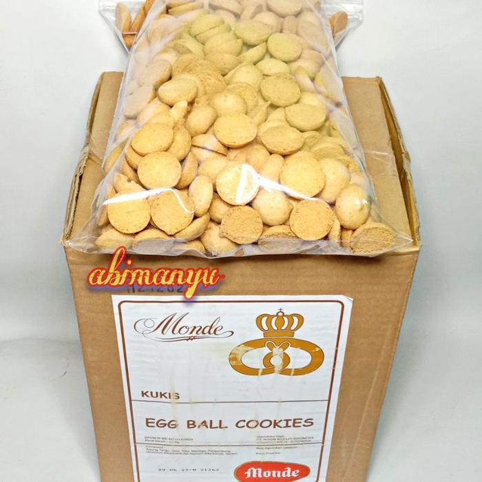 MONDE EGG DROPS 1kg - EGG BALL COOKIES KILOAN