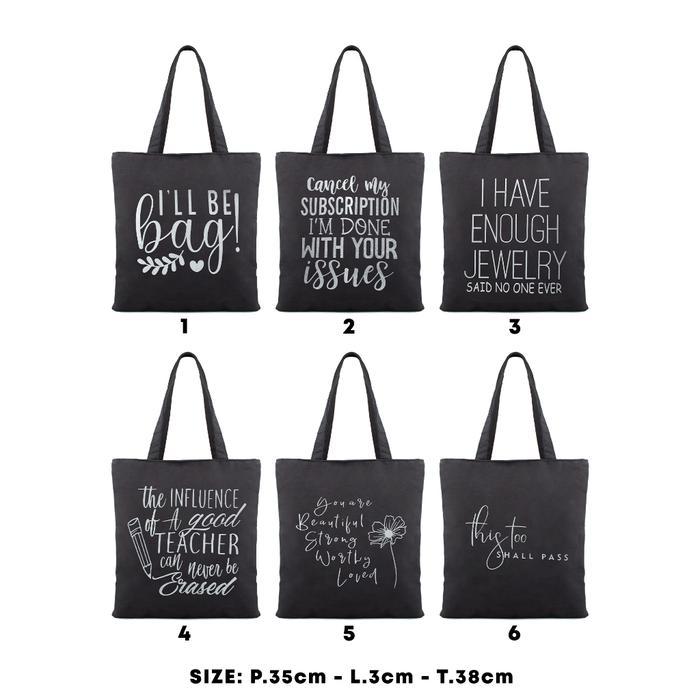 OPIOBAGS TAS TOTE WANITA - TOTE MOTIF - TAS TOTE TENTENG BESAR WANITA