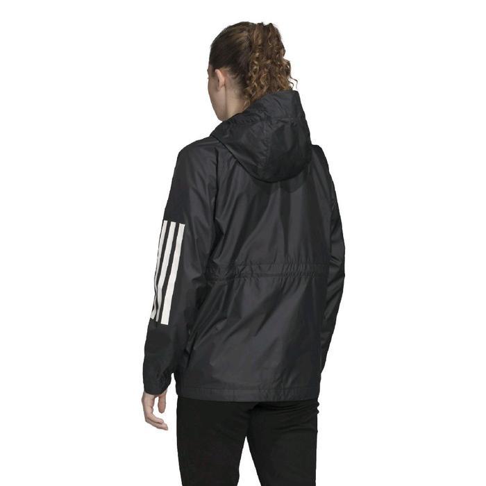 Jaket Wanita AdidasBsc 3-Stripes Windbreaker Original